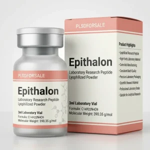 Epithalon Laboratory Research Peptide Lyophilized Powder in 3ml Laboratory Vial