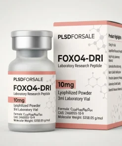 FOXO4-DRI Laboratory Research Peptide 10mg Lyophilized Powder in 3ml Laboratory Vial