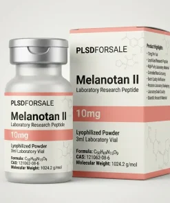 Melanotan II Laboratory Research Peptide 10mg Lyophilized Powder in 3ml Laboratory Vial