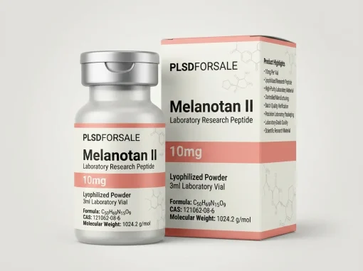 Melanotan II Laboratory Research Peptide 10mg Lyophilized Powder in 3ml Laboratory Vial