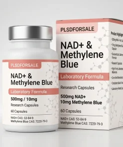 NAD+ & Methylene Blue Laboratory Formula 500mg/10mg 60 Research Capsules