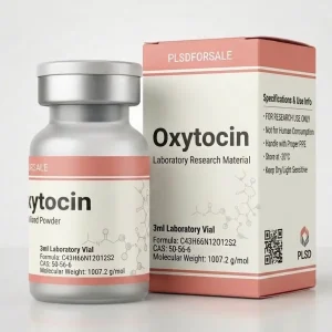 Oxytocin Laboratory Research Peptide 10mg Lyophilized Powder in 3ml Laboratory Vial