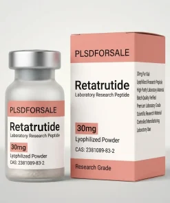 Retatrutide Laboratory Research Peptide 30mg Lyophilized Powder in Laboratory Vial