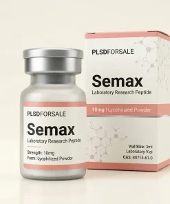 Semax Laboratory Research Peptide 10mg Lyophilized Powder in Laboratory Vial