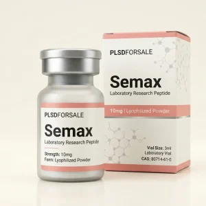 Semax Laboratory Research Peptide 10mg Lyophilized Powder in Laboratory Vial