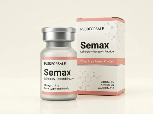 Semax Laboratory Research Peptide 10mg Lyophilized Powder in Laboratory Vial