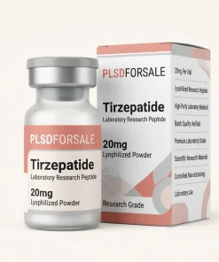 Tirzepatide Laboratory Research Peptide 20mg Lyophilized Powder in Laboratory Vial