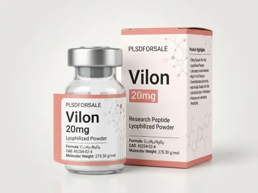Vilon Laboratory Research Peptide 20mg Lyophilized Powder in 3ml Laboratory Vial